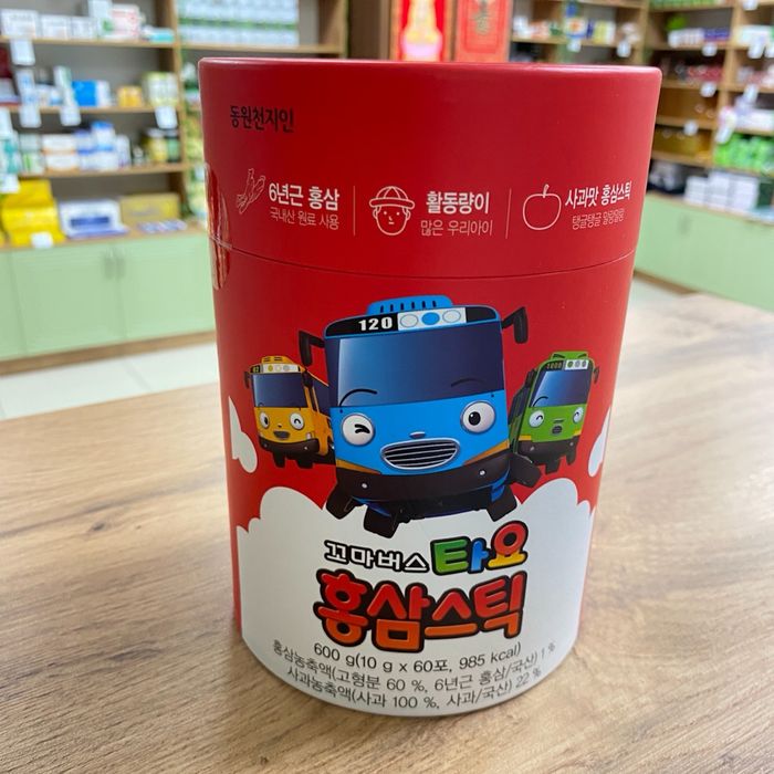 Tayo Тайо женьшень для детей со вкусом яблока