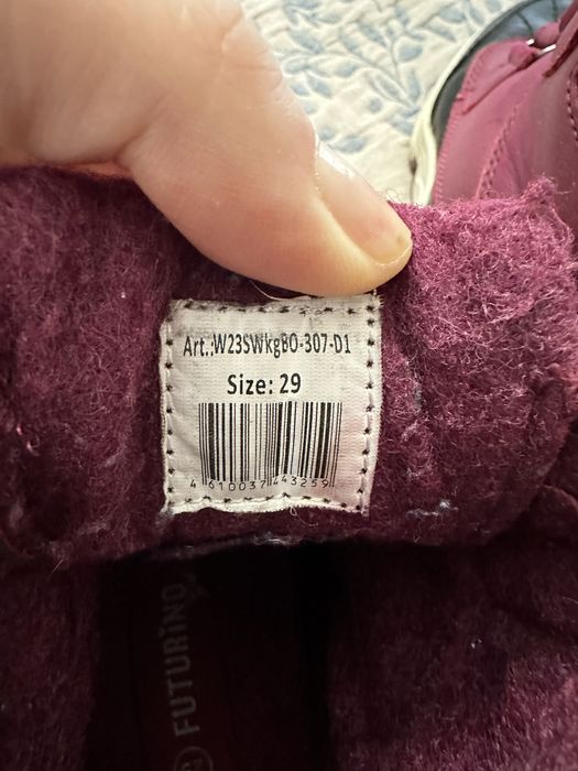 Осенние сапоги на девочку