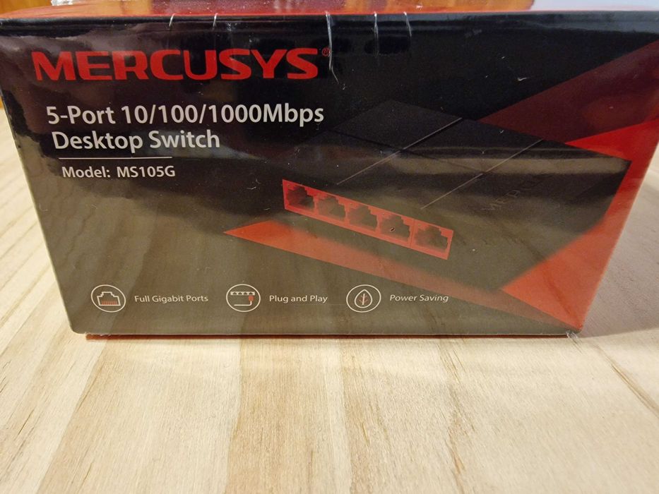 Switch Mercusys 10/100/1000 Mbps 5 ports MS105G Garantie Emag 20/11/26