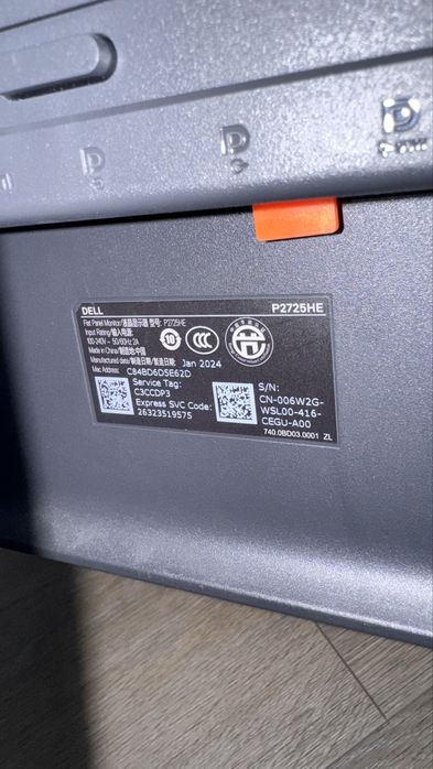 Монитор Dell - P2725HE 27” FULL HD 1920 x 1080 IPS 100Hz