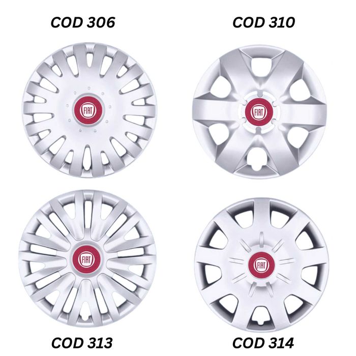 Capace roti R15 Fiat diverse modele, pentru jante de tabla