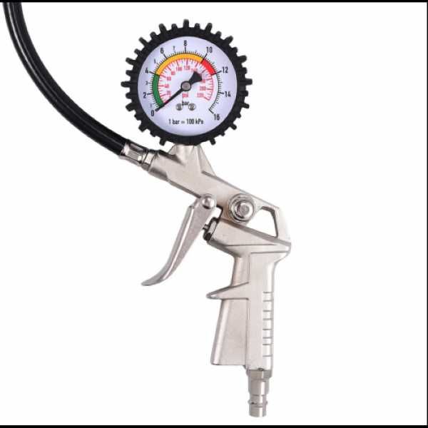 Пистолет с манометър за помпене на гуми – 1013