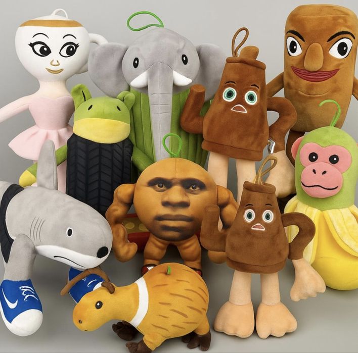 Italian brainrot  комплект  8бр.фиг./Тралеротралала/Балерина капучина