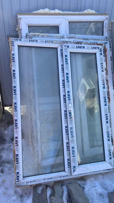 Пластиковые окна по 20 тыс тенге б/у
