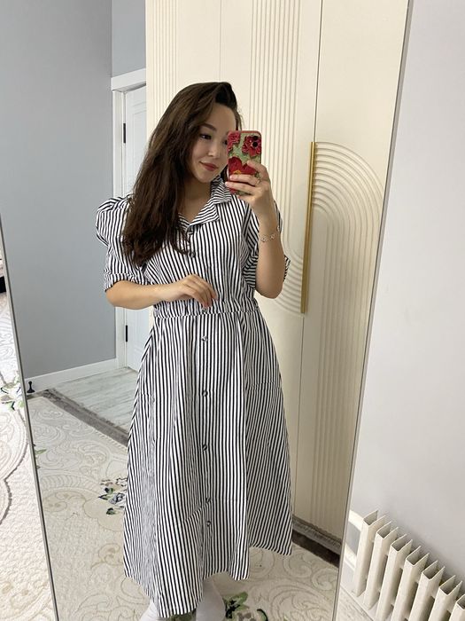 Лен, бамбук платья