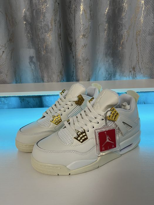 #NOU# Air Jordan 4 Metallic Gold #Verificare Colet#