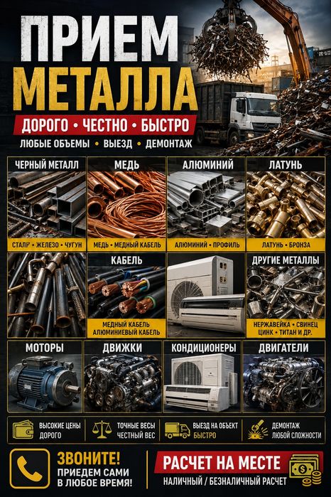 Дорого прием металл