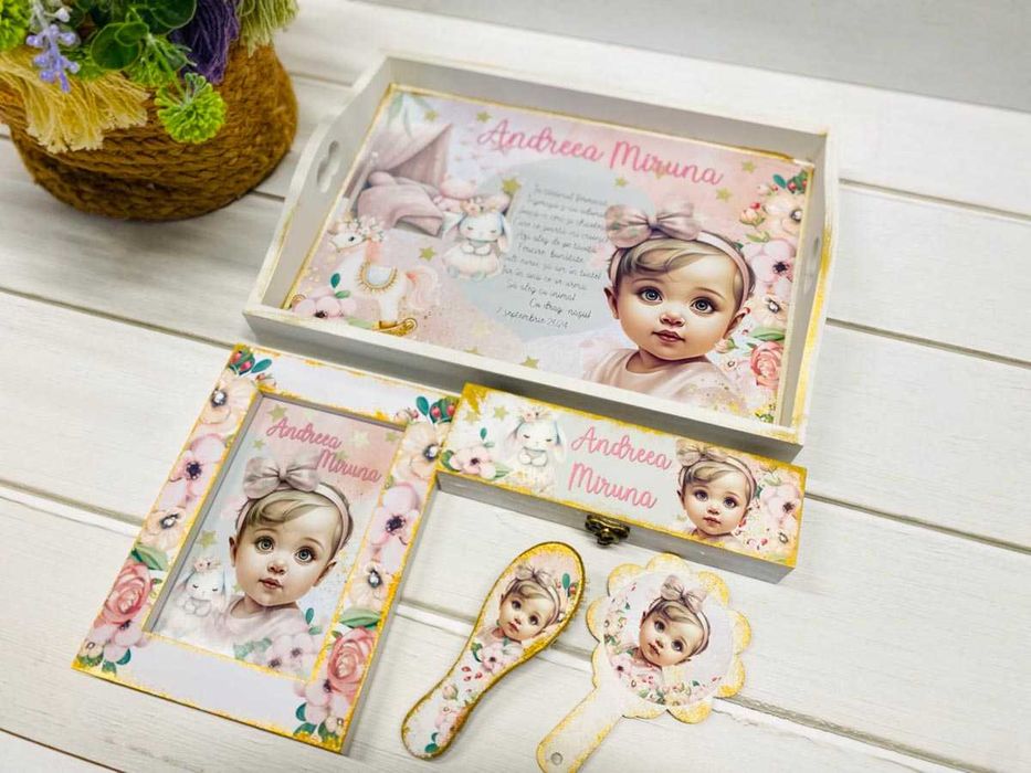 Set tavita mot - „FETITA CU FLORI”