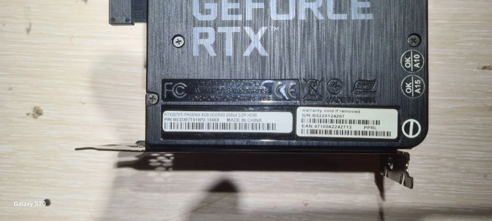 GAINWARD rtx 3070 ti  8GB