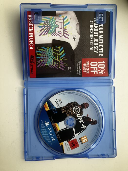 Диск от Игры UFC 4