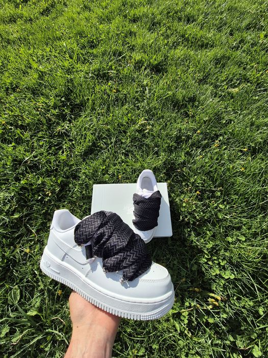 Nike air force 1 rope Black Lanvin