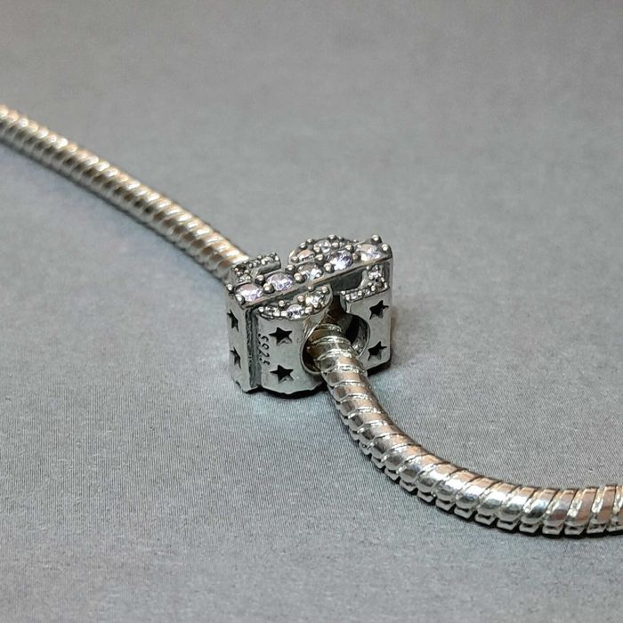 PANDANTIV DOLAR de argint cu zirconiu cubic