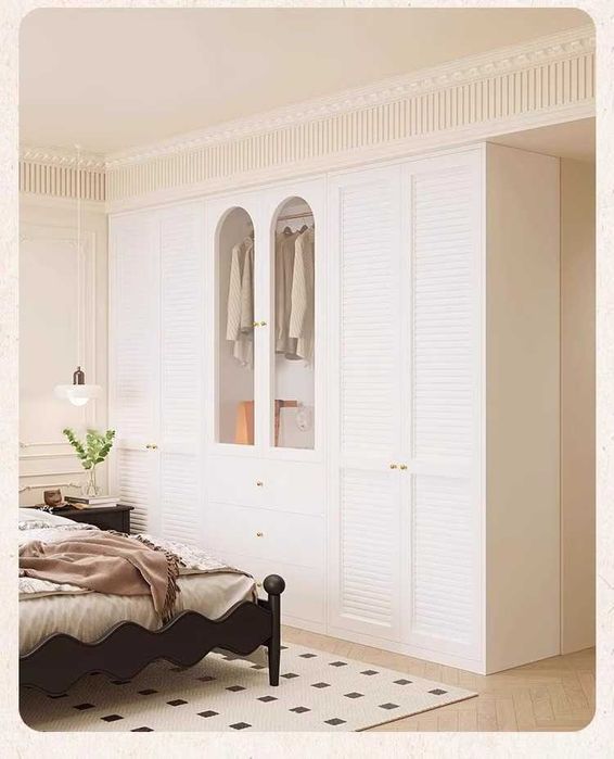 Yotoqxona interyeri uchun keng shkaf | Просторный шкаф для спальни