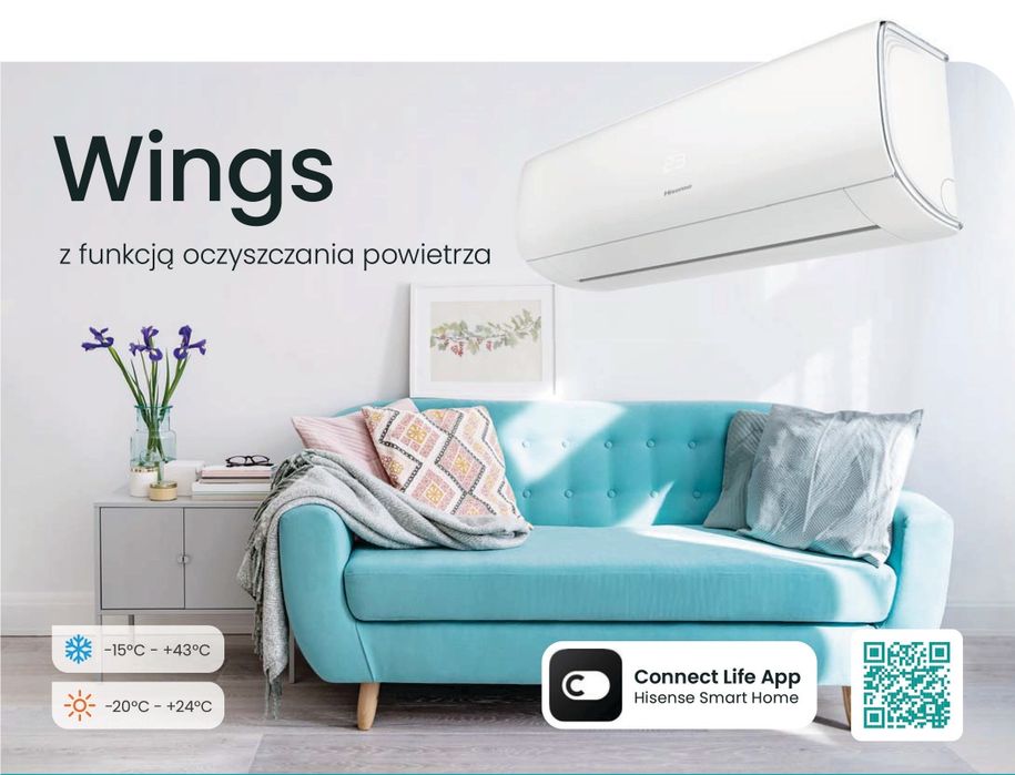 Hisense Wings 09/12.000 Super DC Invertor Optom narxda va donaga