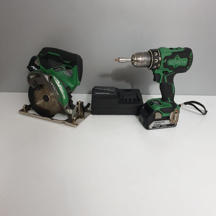 Set Hitachi Filetanta + Circular de mână 18V