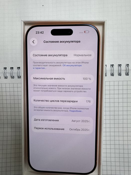 17 Pro 256gb 100% SIM