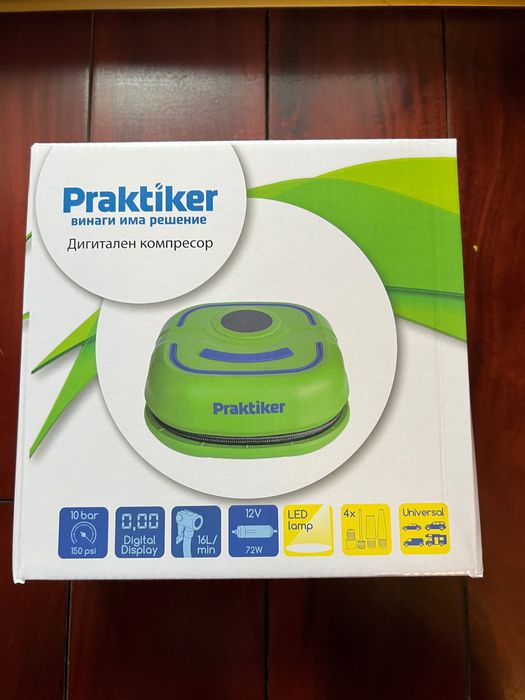 Дигитален компресор Praktiker. Нов.