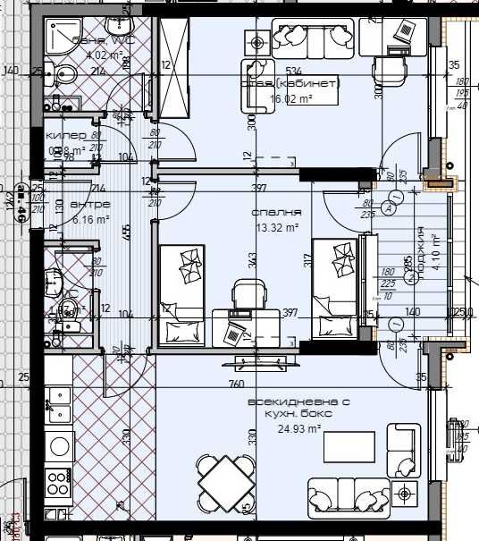Продава се Тристаен апартамент в Варна, Младост 2 - 103 кв.м за 1488 €/кв.м - Снимка #2