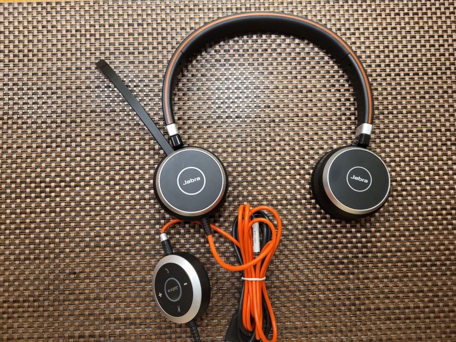 Слушалки с микрофон за компютър Jabra, Logitech