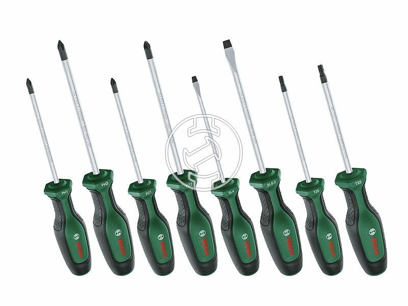 Bosch 1600A02BX8 - Set surubelnite cu profil PH, PZ, plat si torx, 8 b