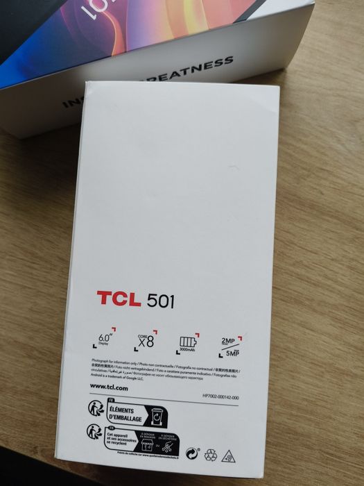 Telefon mobil TCL 501, 2GB RAM, 32GB, 4G, Prime Black