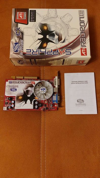 Placa Video COLECTIE Ati X1600 PRo AGP ATI Radeon cutie ORIGINALA