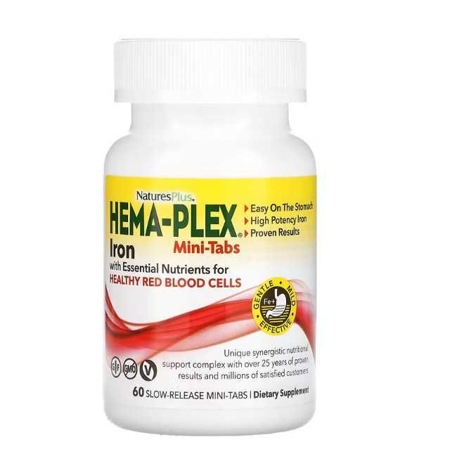 Hema-Plex, железо в комплексе с кофакторами (USA) - гарантия -доставка