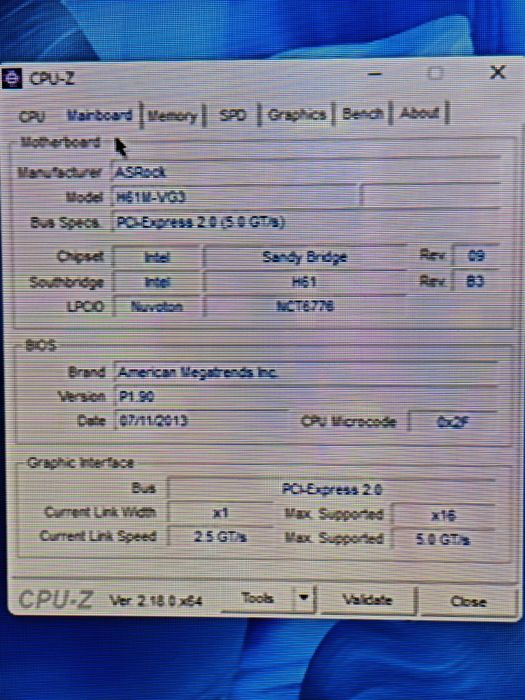 Placă de bază Asrock H61M-VG3