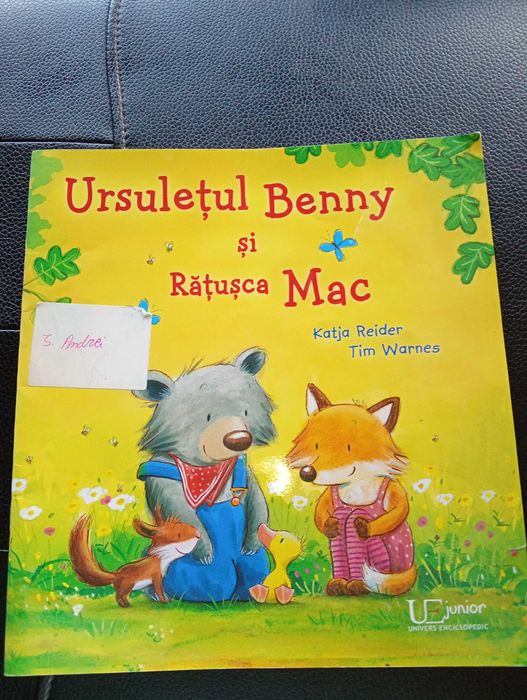 Carte Ursulețul Benny și rățușca Mac