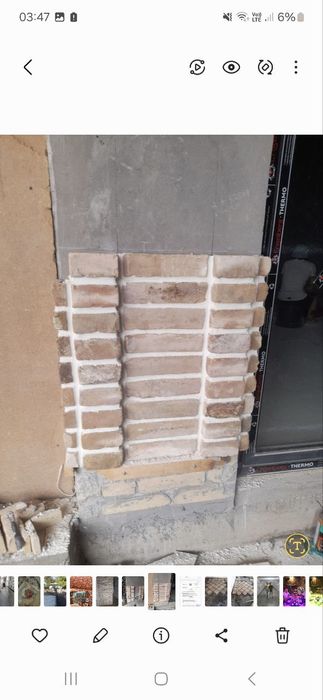 КладкаБалконаКиштКирпичБлокФасадПодрашивкаОблицовочныйКирпичомДемантаж