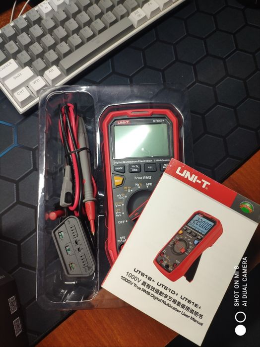 Новый Мультиметр UNIT UT61e+