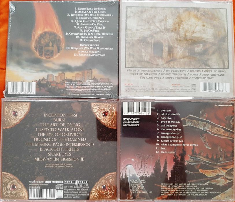 vand CD rock heavy metal (Saxon, Black Label Society, Primal Fear)