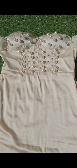 Rochie bijuterie S Asos+cercei perle