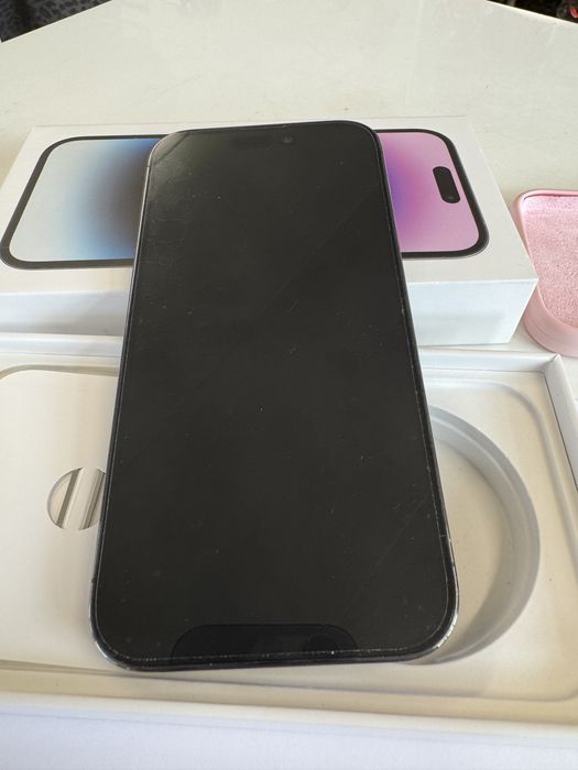 iPhone 14 pro deep purple 85% battery health