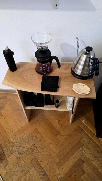 Masa preparare cafea