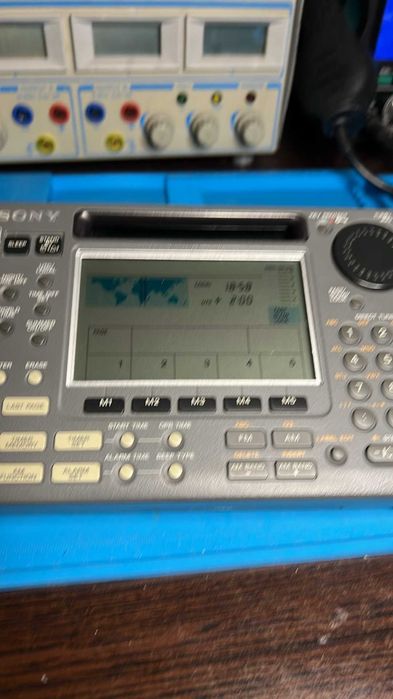 Set Sony  ICF SW-55 Radio Multiband.Made in Japan