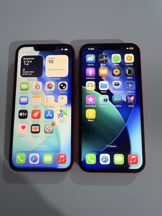2x iPhone 14 Red 128 GB