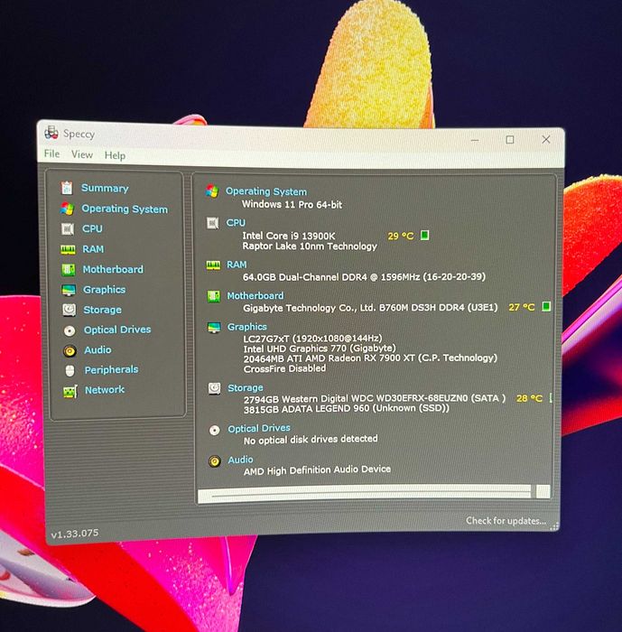 OFERTA PC Gaming i9 13900K 64Gb RX 7900XT 7 TB Cs2 Fortnite Fivem Gta5