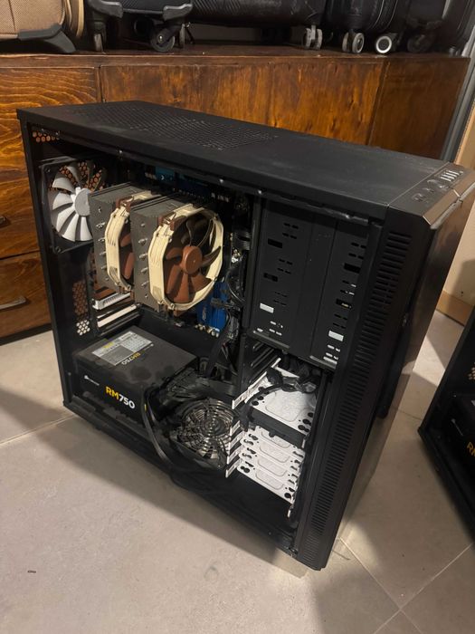 3 x Fractal Design Define XL R2 кутия + noctua + mainboard and cpu + PSU = 100 евро на бройка