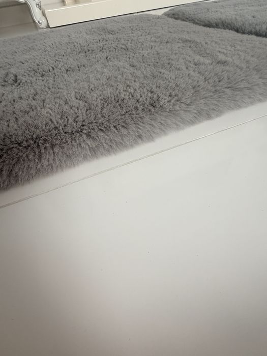 Covor fluffy gri,80x130