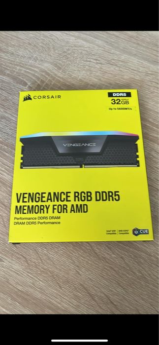 Corsair Vengeance RGB DDR5 32GB (2x16GB) 5600MHz – NOU SIGILAT – AMD / Intel