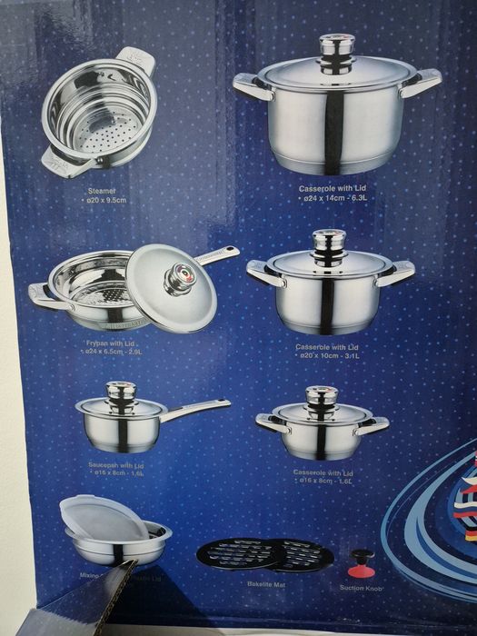 Set 5 oale + steamer+mixing