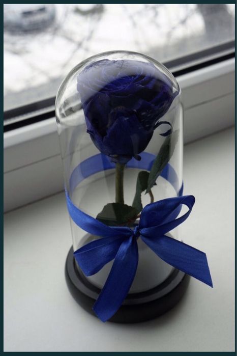 Trandafir criogenat conservat rosu 17 20 25 cm