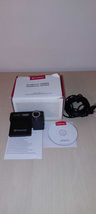 Camera auto DVR Prestigio RoadRunner 506, Full HD, 120 grade, Negru