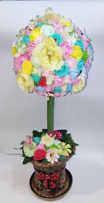 Колело/Дърво от цветя декорация/подарък