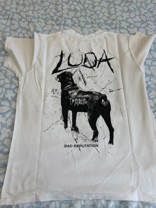 Бяла тениска Luda