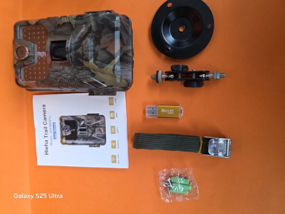 Camera de supraveghere, 4K HD, WiFi, Bluetooth, rezistenta la apa, 1080p HD