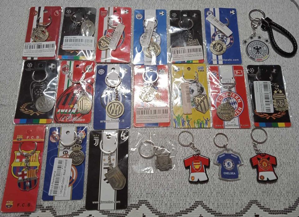 Футболни ключодържатели - двулицеви !!!