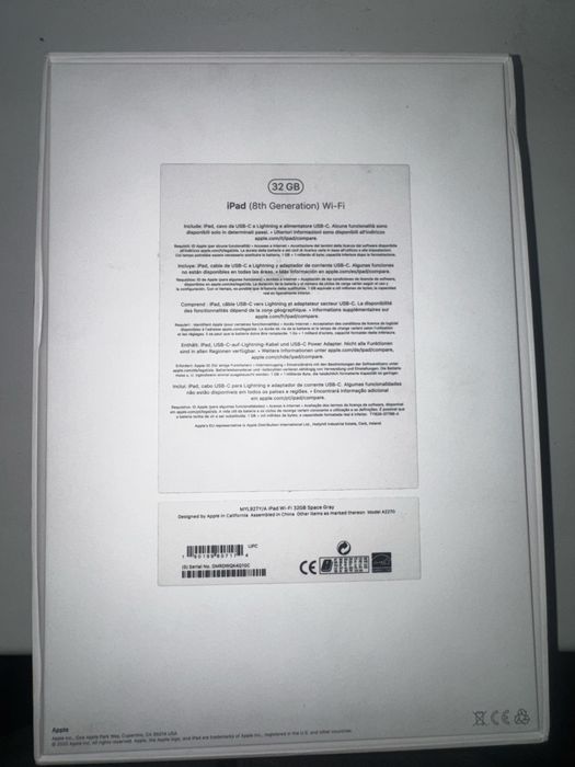 iPad (8th Generation) Wi-Fi 32 GB