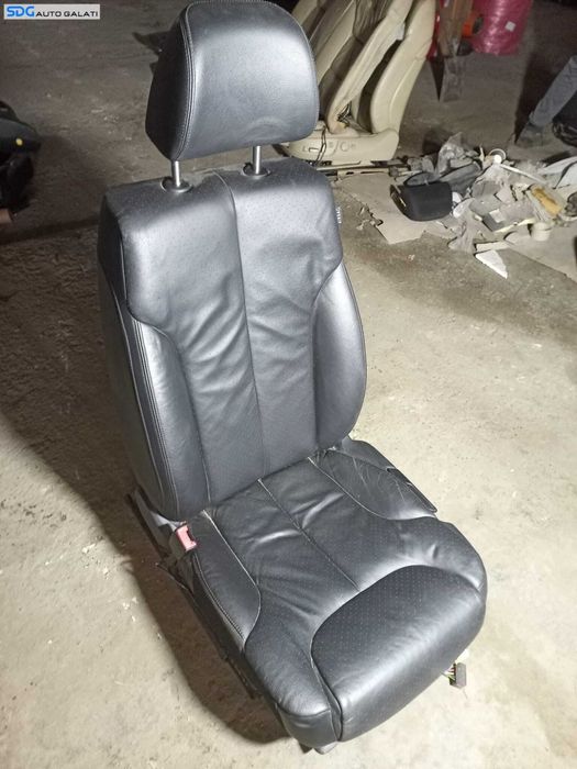 Interior Piele FARA Incalzire Scaune Fata Stanga Dreapta Bancheta Spate Sezut cu Spatare Volkswagen Passat B6 2005 - 2010 [L0080] [L0081] [L0082]